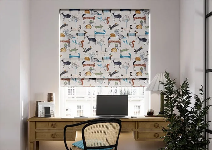 Oh My Deer Colonial - Roman Blind