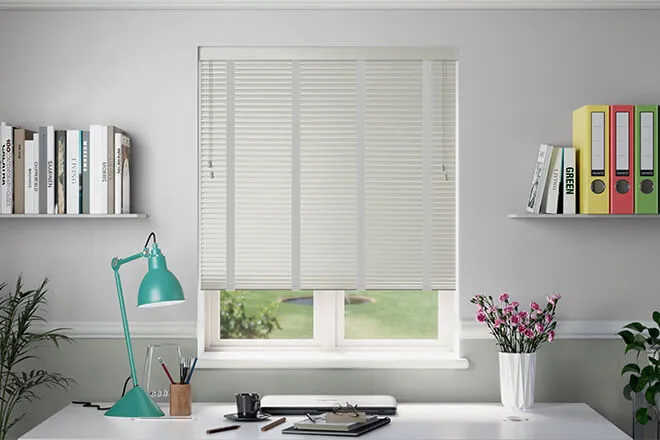 Millennium Metallic Platinum - 50mm Aluminium Venetian Blinds With Lunar Tapes