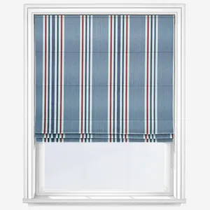Maine Nautical Roman Blind