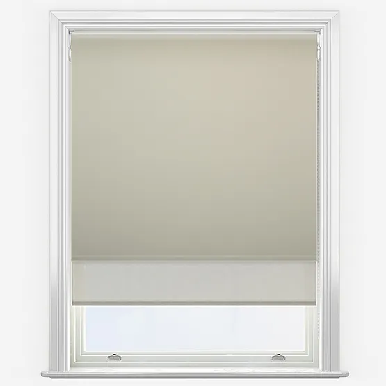 Double Roller Spectrum Blackout Beige & Natural Double Roller Blind