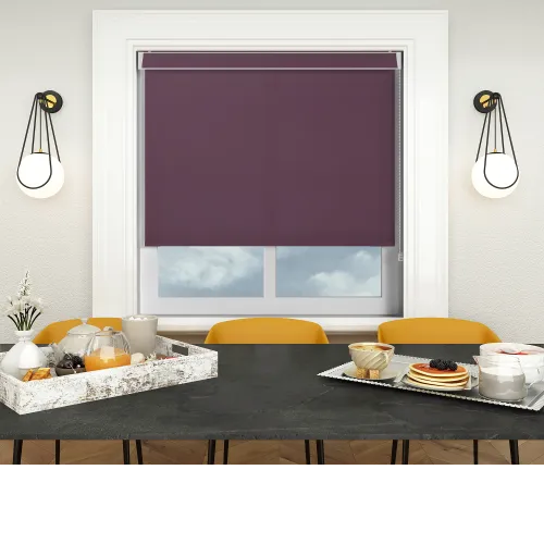 Origin Aubergine Pelmet Roller Blind