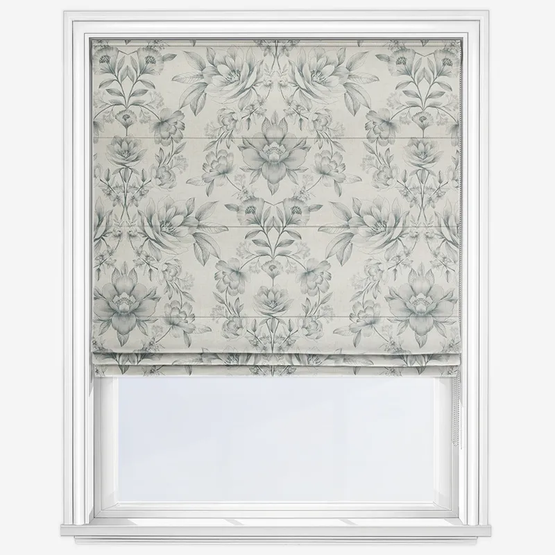 Makassar Slate Roman Blind