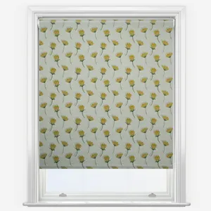 Emily Bond Cornflower Yellow Roller Blind