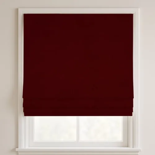 Glamour Rouge Deluxe Roman Blinds