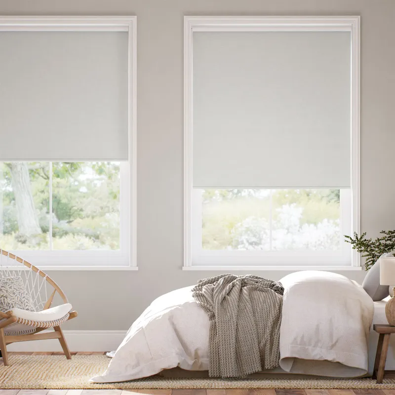 Twist2go Corfu Blackout Cloud Grey Roller Blind