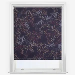 Sonova Studio Kaleidoscope Leaves Amethyst Roller Blind