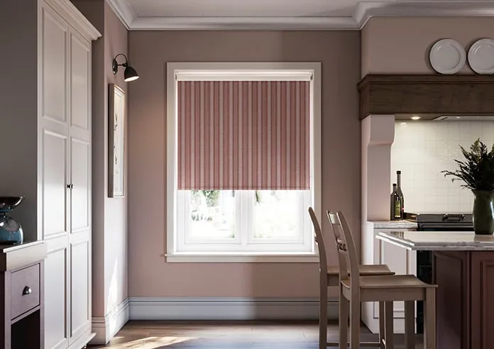Form Striped Evening Rose - Roller Blind