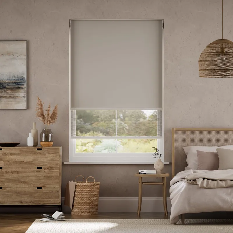 Alia Cliff Grey Double Roller Blind