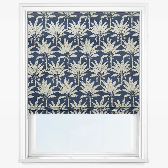 Palm House Moonlight Roman Blind