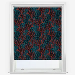 Sonova Studio Kelp Red Coral Roller Blind