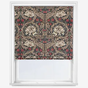 William Morris At Home African Marigold Velvet Walnut Roman Blind
