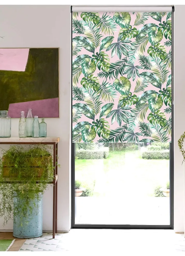 Sumatra Blush Jungle Roller Blind