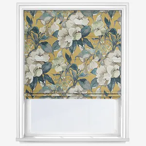 Bowood Mustard Roman Blind