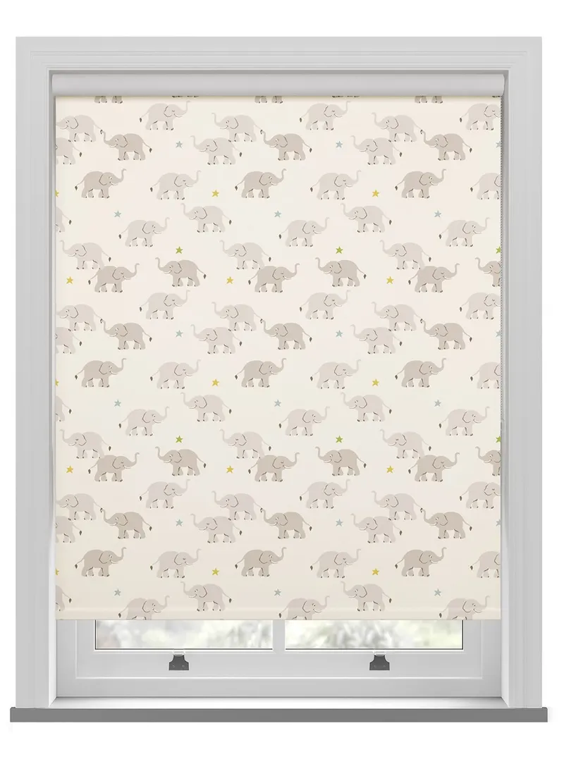 Cath Kidston Elephants Cream Roller Blind