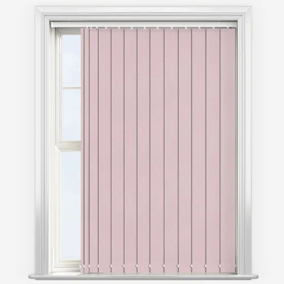 Supreme Blackout Peony Pink Vertical Blind