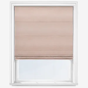 Crushed Silk Blush Roman Blind