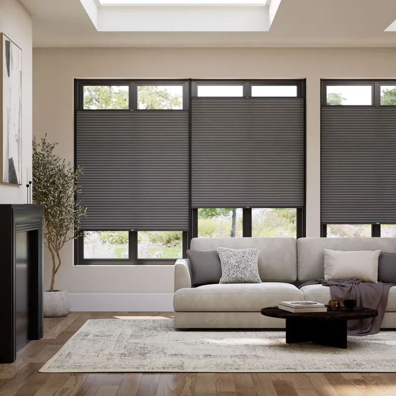 Duolight Anthracite Easifit Thermal Blind