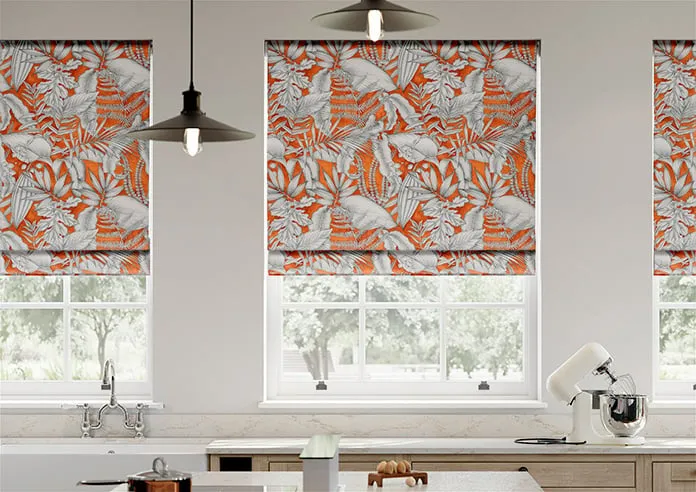 Caicos Mandarin - Roman Blind