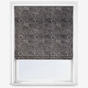 William Morris At Home Marigold Velvet Charcoal Roman Blind