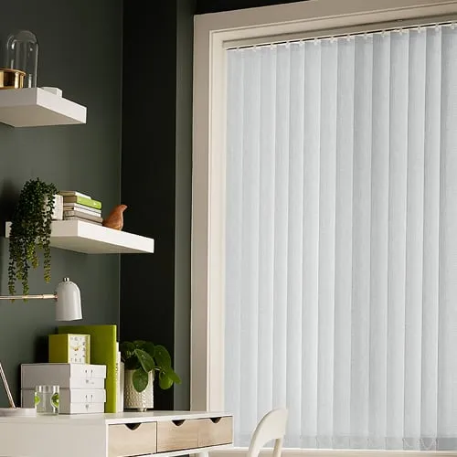 Corsica Grey Light Filtering Vertical Blinds