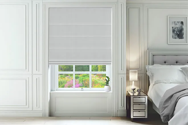 Omni Frost - Velvet Twist Fit No Drill Roman Blind