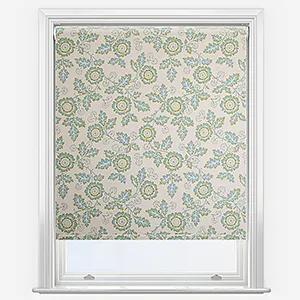 Land & Shore River Green Roller Blind