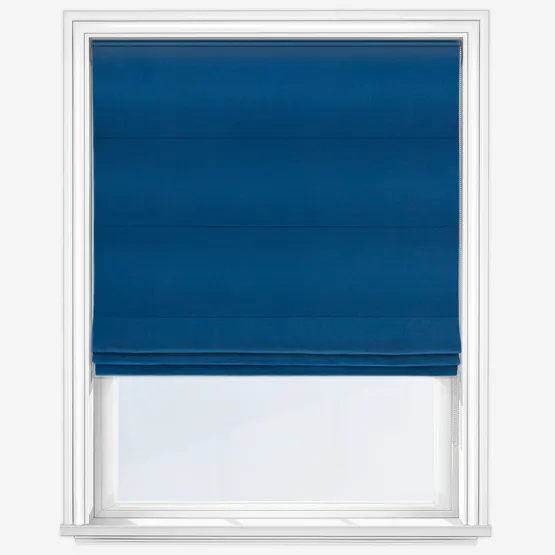 Naturo Petrol Blue Roman Blind