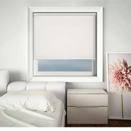 Oona Snow Cordless Roller Blind