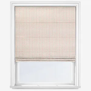 Orla Kiely Tiny Stem Pink Roman Blind
