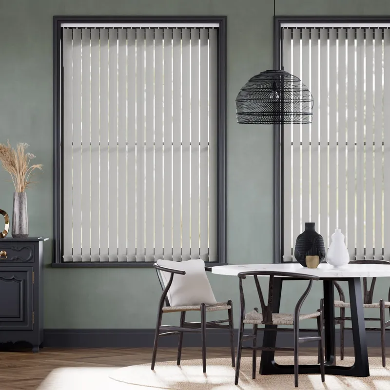 Laurent Silver Grey Vertical Blind