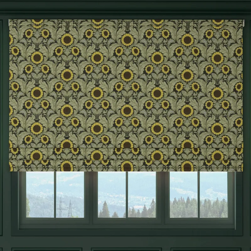 House Llewelyn-bowen Sunny Side Up Printed Made To Measure Roman Blind Solaris