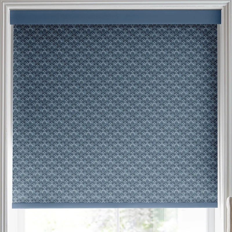 Laura Ashley Musica Translucent Made To Measure Roller Blind Dusky Seaspray