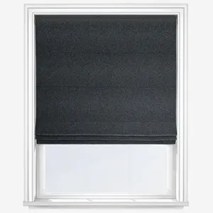 Moon Earth Charcoal Roman Blind