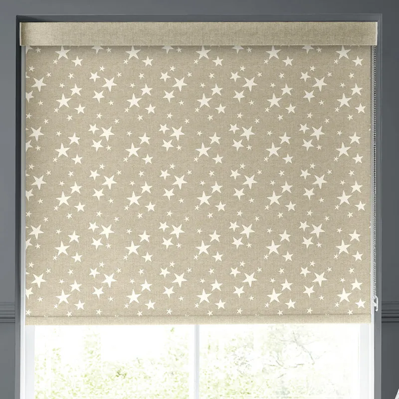 Emily Bond St Maws Made To Measure Blackout Roller Blind Linen