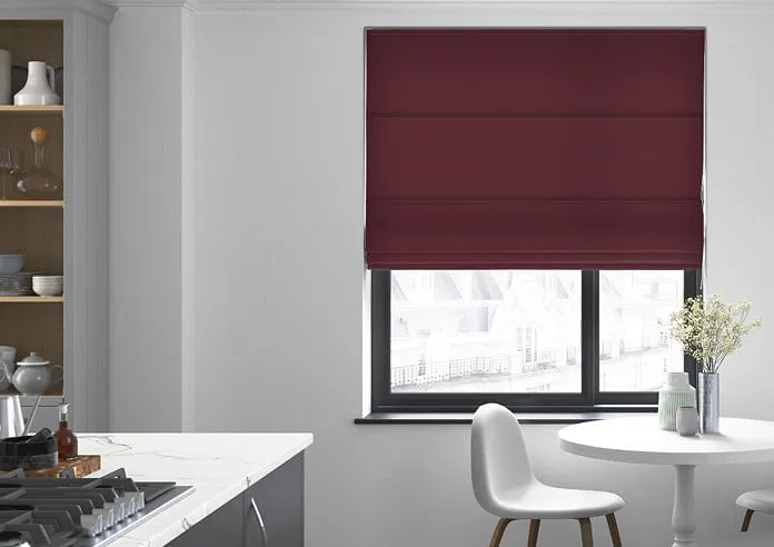 Windsor Raspberry - Roman Blind