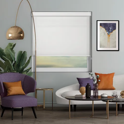 Origin White Pelmet Roller Blind