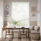 Lumiere Unlined Etoile Natural White Relaxed Roman Blind