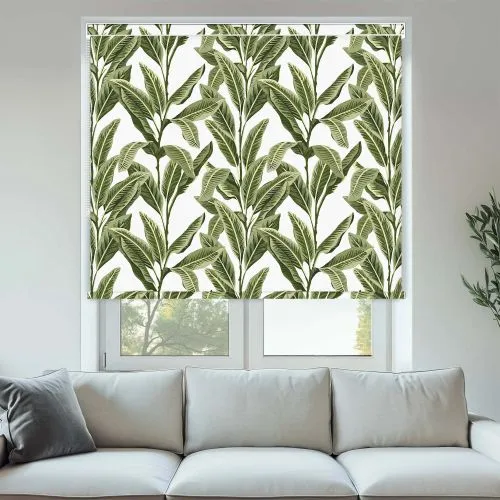Island Palm Aloha No Drill Roller Blinds - Shop Now
