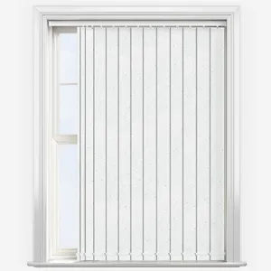 Broadway White Vertical Blind