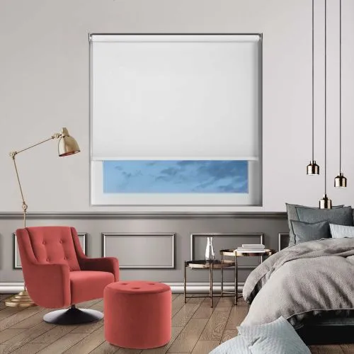 Bedtime Delicate White Cordless Roller Blind
