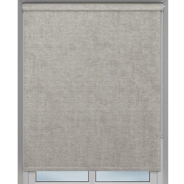 Descent Made To Measure Blackout Roller Blind Steel