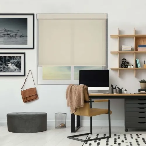 Luxe Vanilla Pelmet Roller Blind