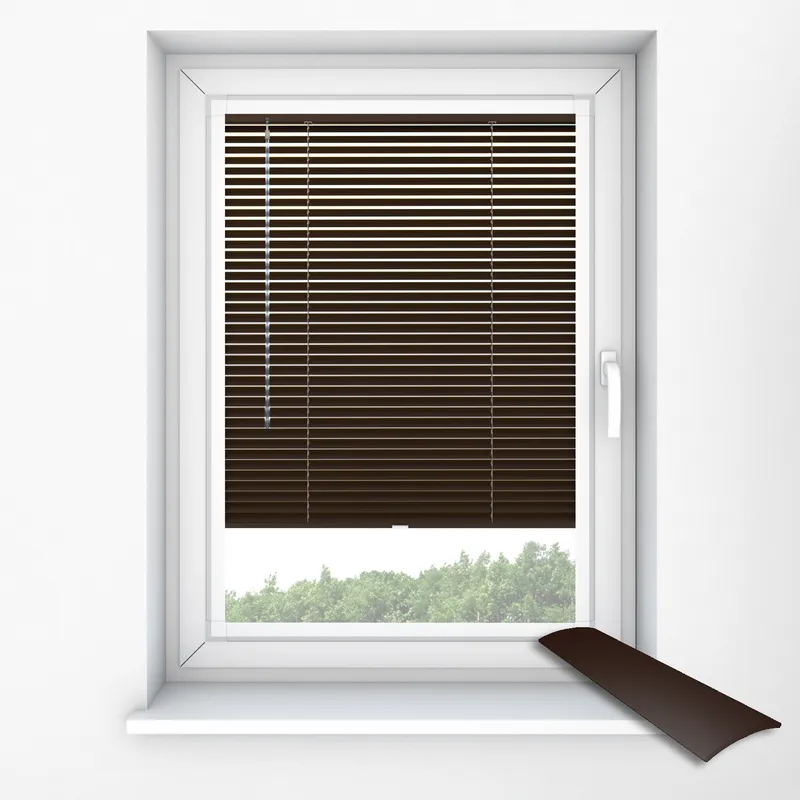 Brown Perfect Fit Venetian Blinds