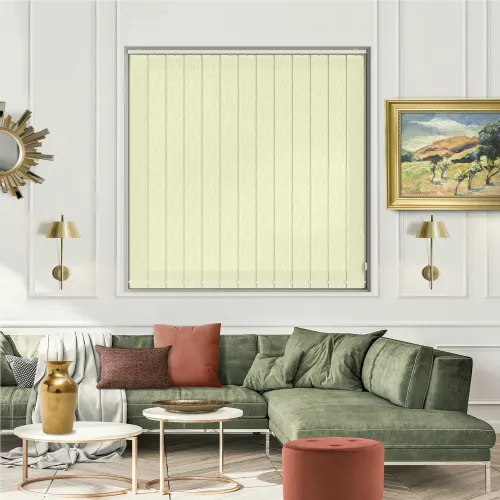 Alma Cream Vertical Blind - Elegant Light Control Solution