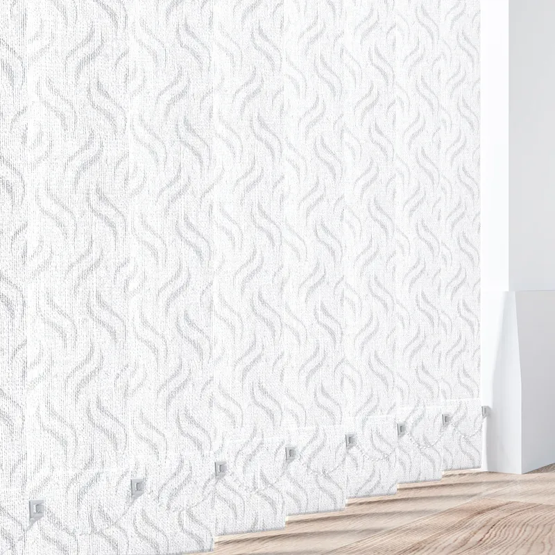 White Pvc Vertical Blinds | Waterproof Blackout Slat Blinds Uk