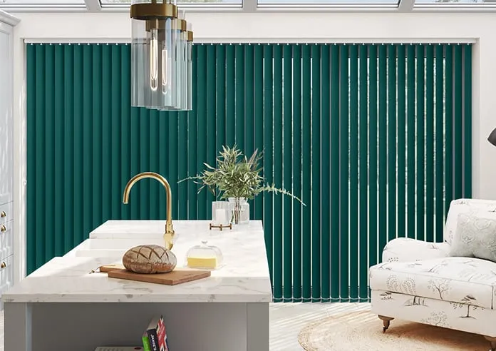 Orion (Blackout) Peacock - Vertical Blind