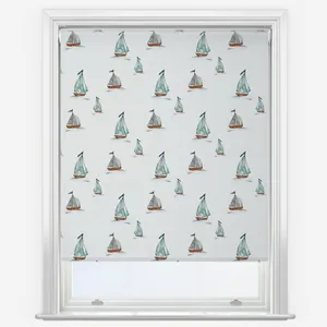 Sonova Studio Seashore Sails Mineral Blue Roller Blind