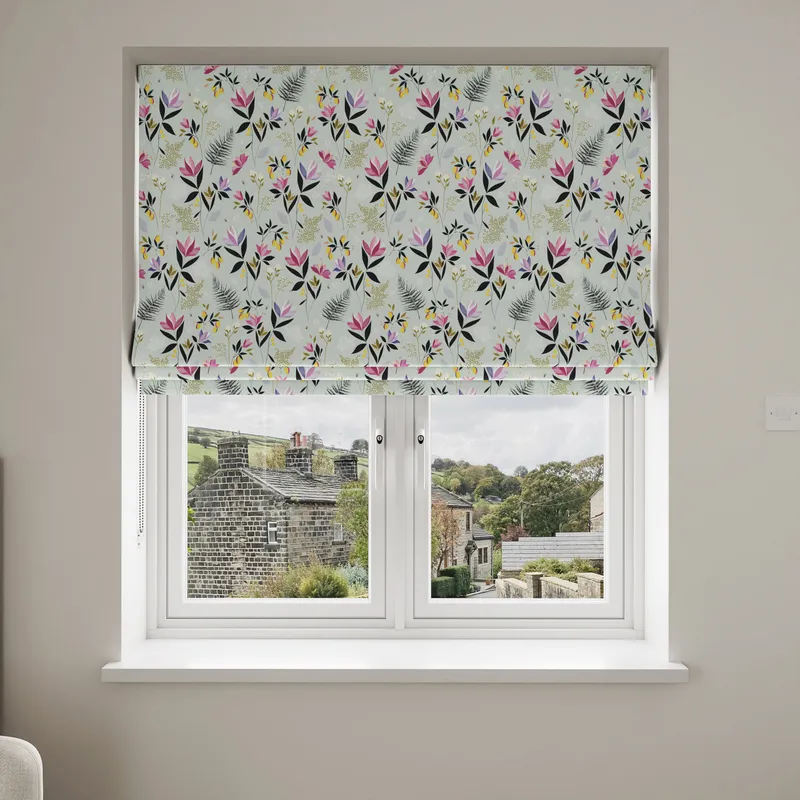 Sara Miller Orchard Floral Duckegg Blinds Uk