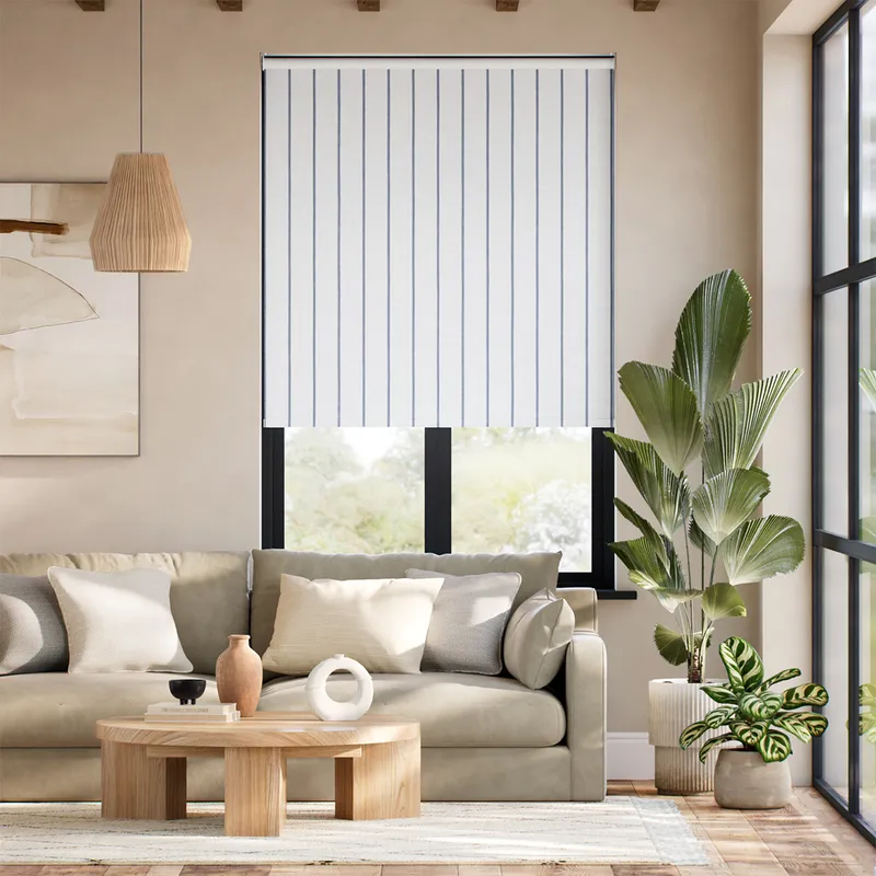 Choices Talia Stripe Navy Roller Blind