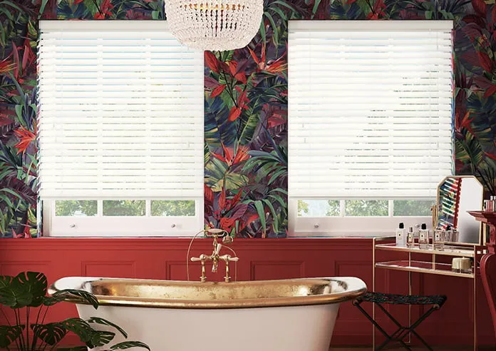 Ecowood Absolute White Fine Grain - Venetian Blind